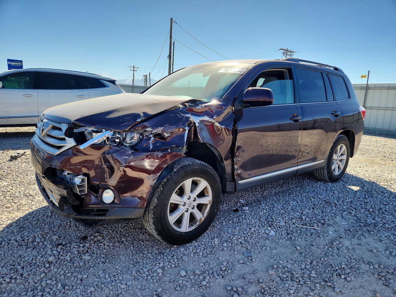 2013 Toyota Highlander — Front End — aukcja Copart ut - salt lake city - 1