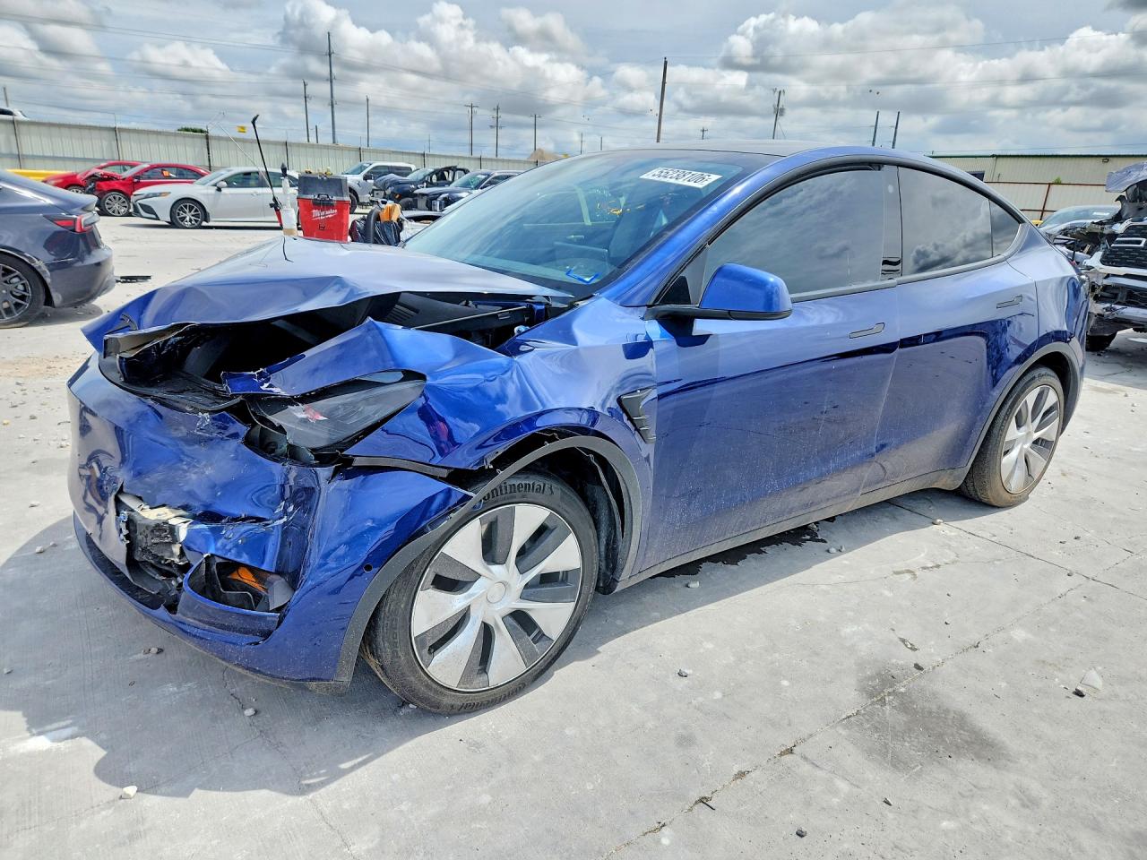 2021 Tesla Model Y — Front End — aukcja Copart tx - ft. worth - 1