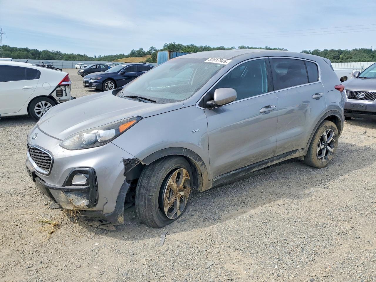 2021 Kia Sportage — Undercarriage — aukcja Copart ca - redding - 1