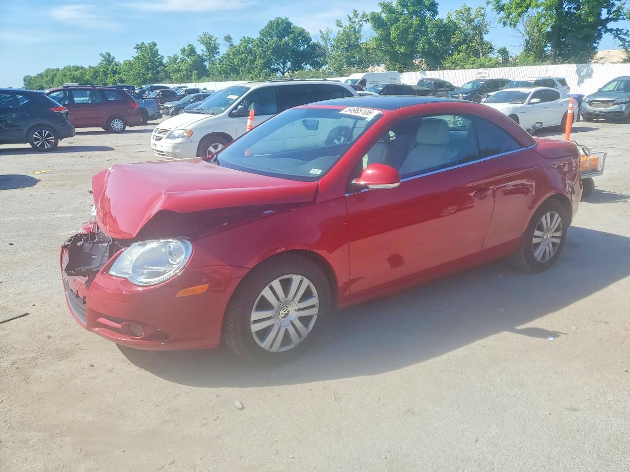 2008 Volkswagen Eos — Front End — aukcja Copart mo - st. louis - 1