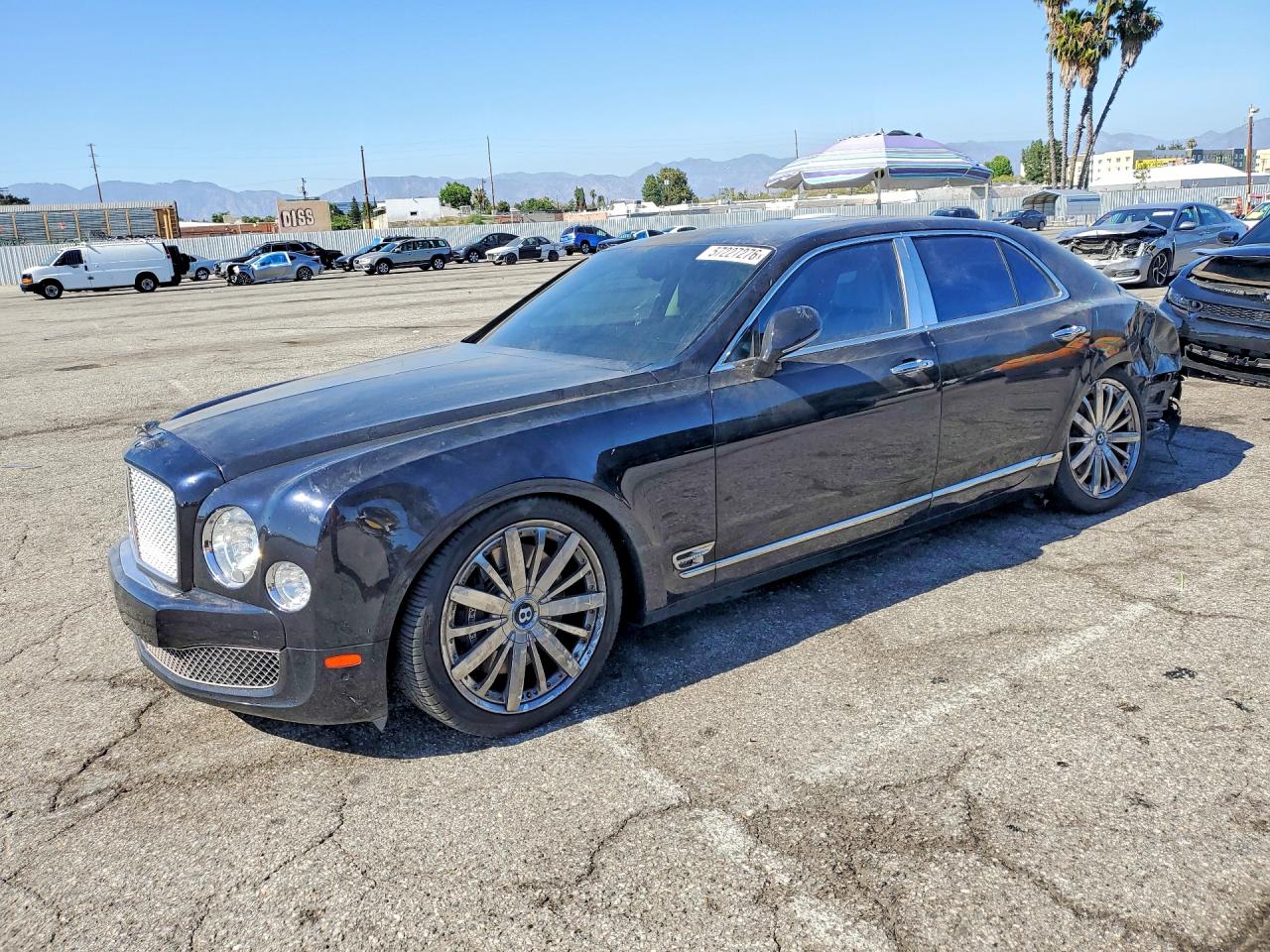 2015 Bentley Mulsanne — Rear End — aukcja Copart ca - van nuys - 1
