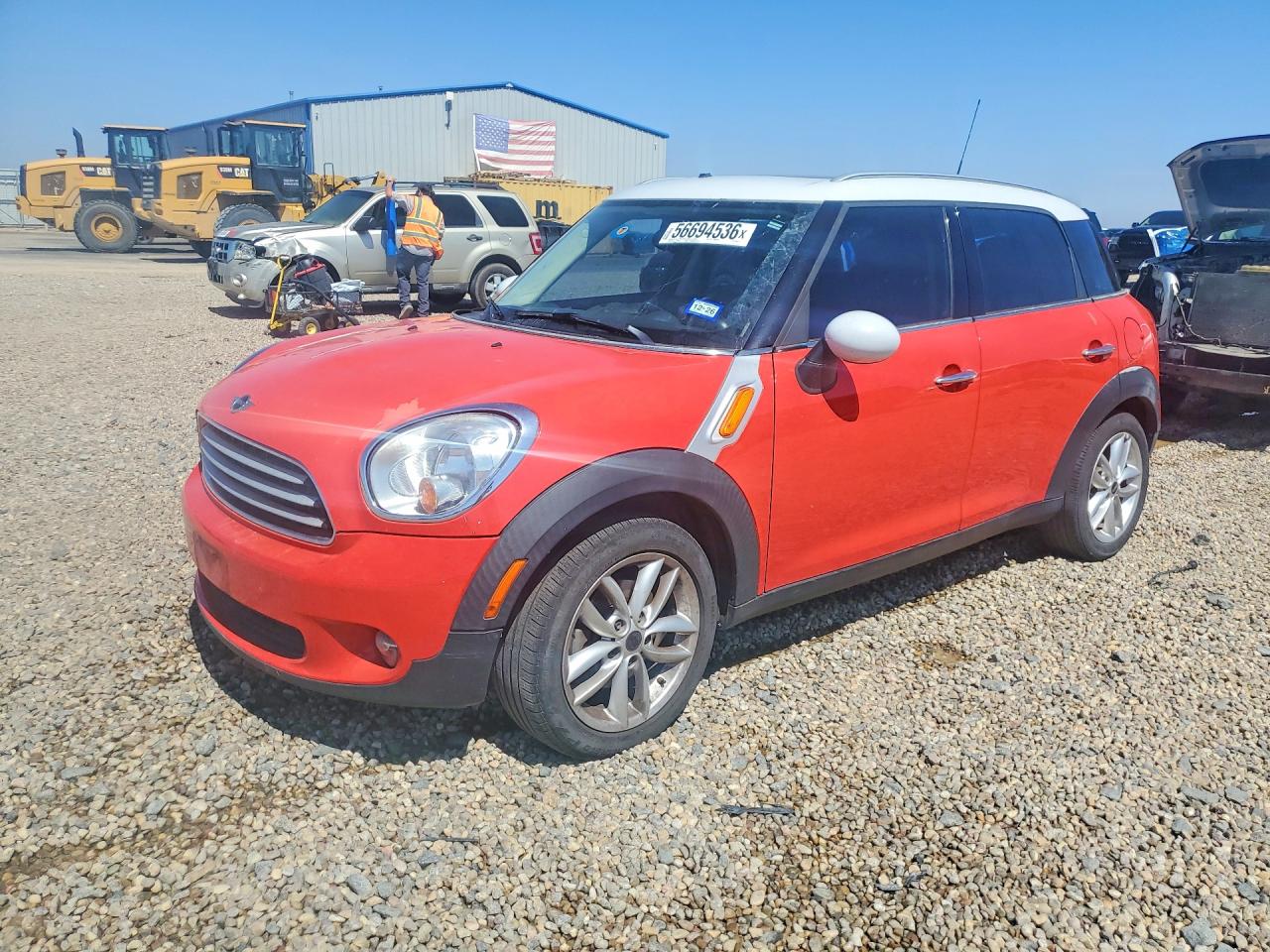 2012 MINI Cooper — Hail — aukcja Copart tx - amarillo - 1
