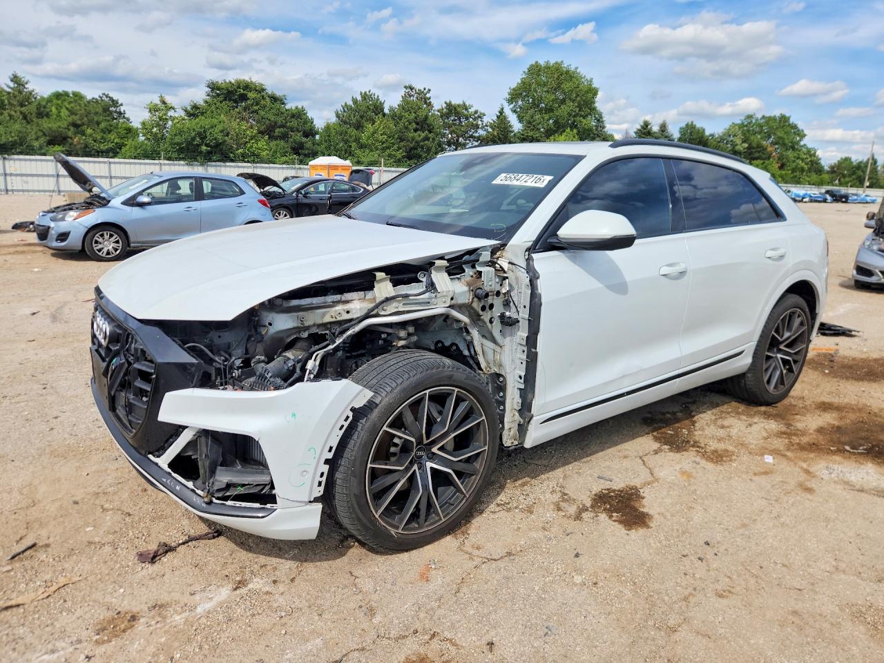 2021 Audi Q8 — Front End — aukcja Copart il - chicago north - 1