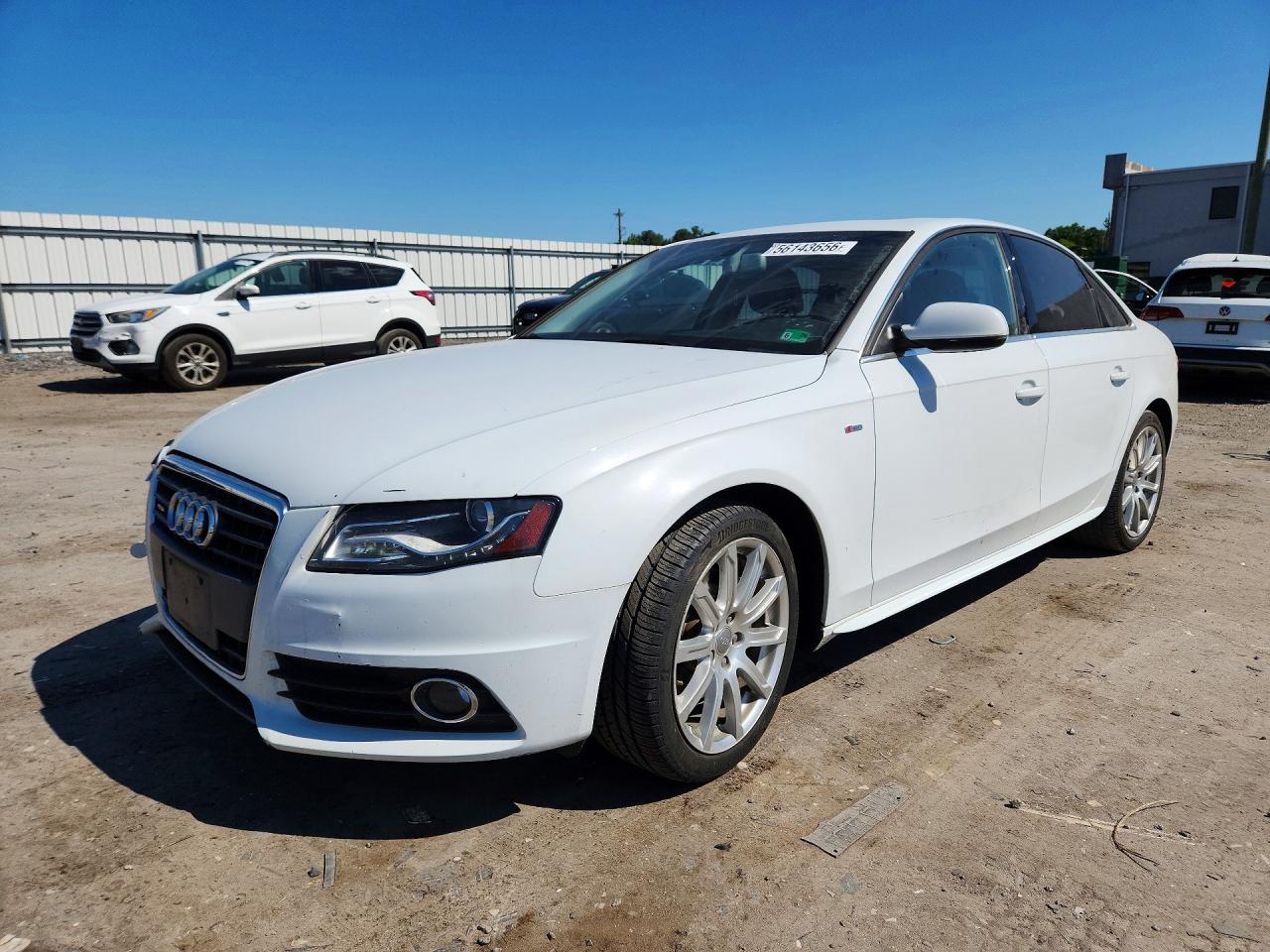 2012 Audi A4 — Front End — aukcja Copart va - fredericksburg - 1