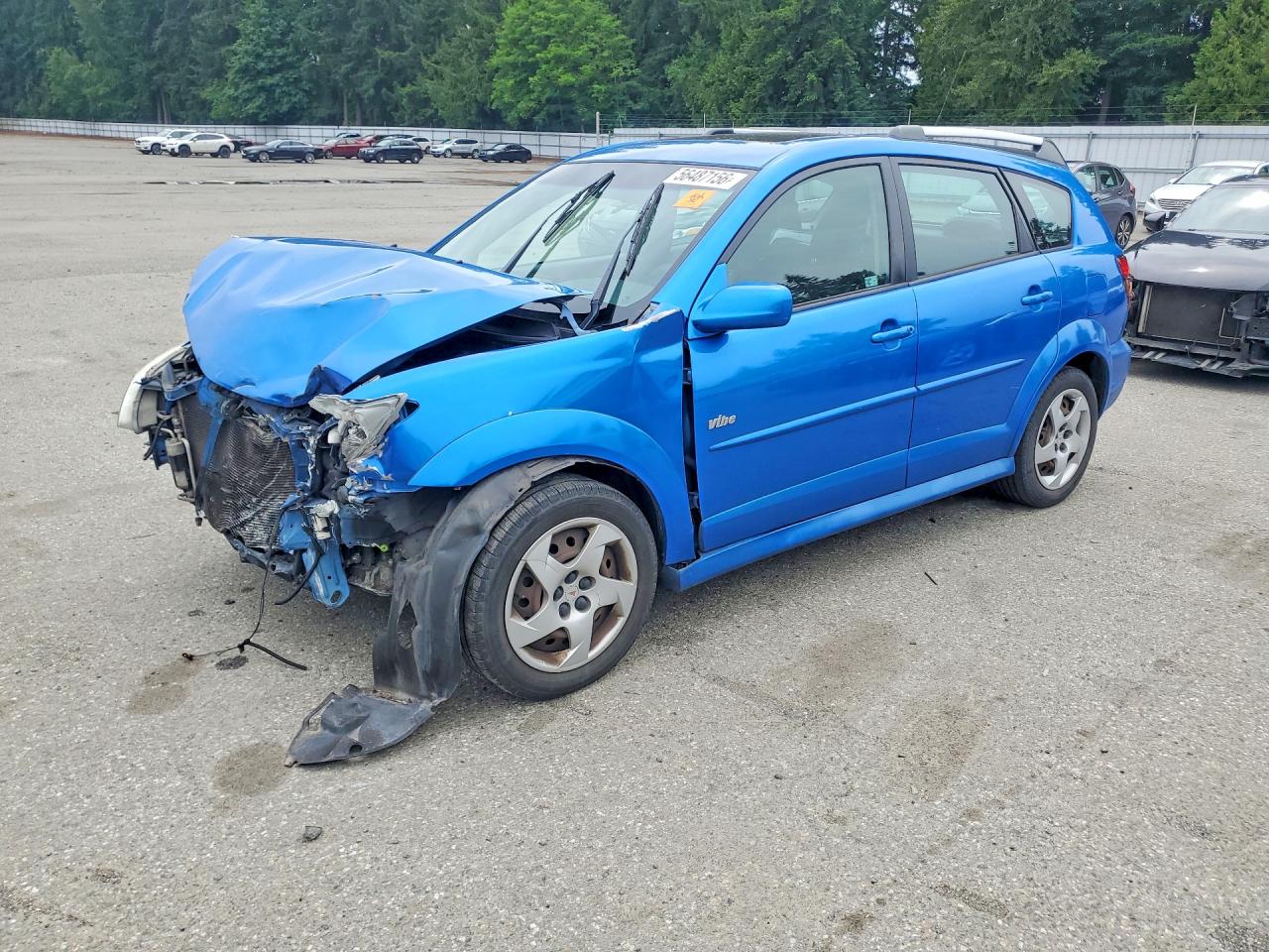 2007 Pontiac Vibe — Front End — aukcja Copart arlington sublot, 19521 47th avenue northeast, arlington wa 98223 - 1
