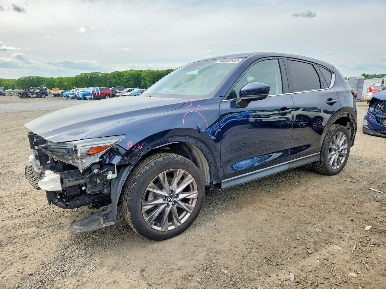 2021 Mazda CX-5 — Front End — aukcja Copart ma - freetown - 1