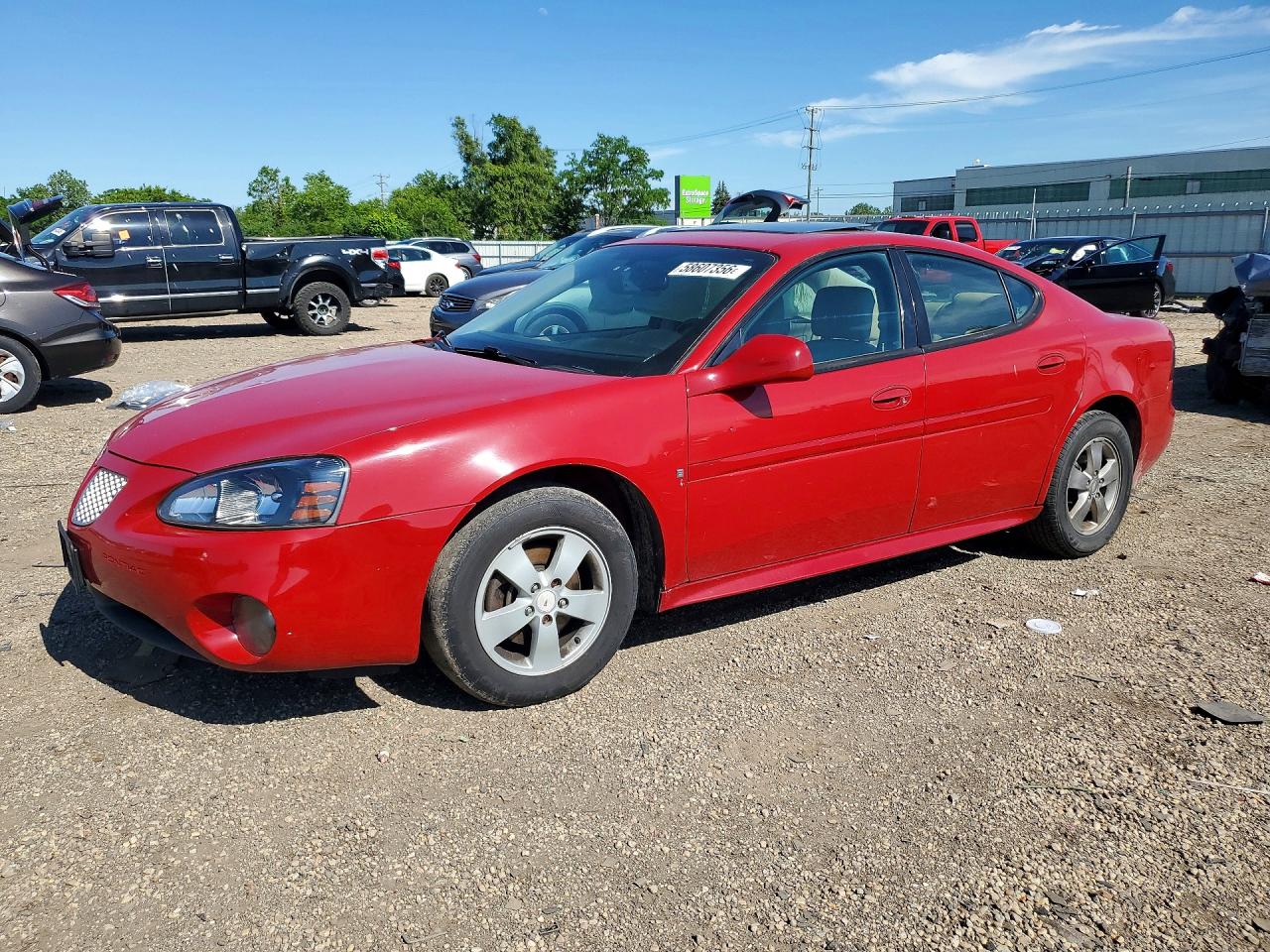 2008 Pontiac Grand Prix — Side — aukcja Copart 81hts, 1010 east sauk trail, chicago heights il 60411 - 1