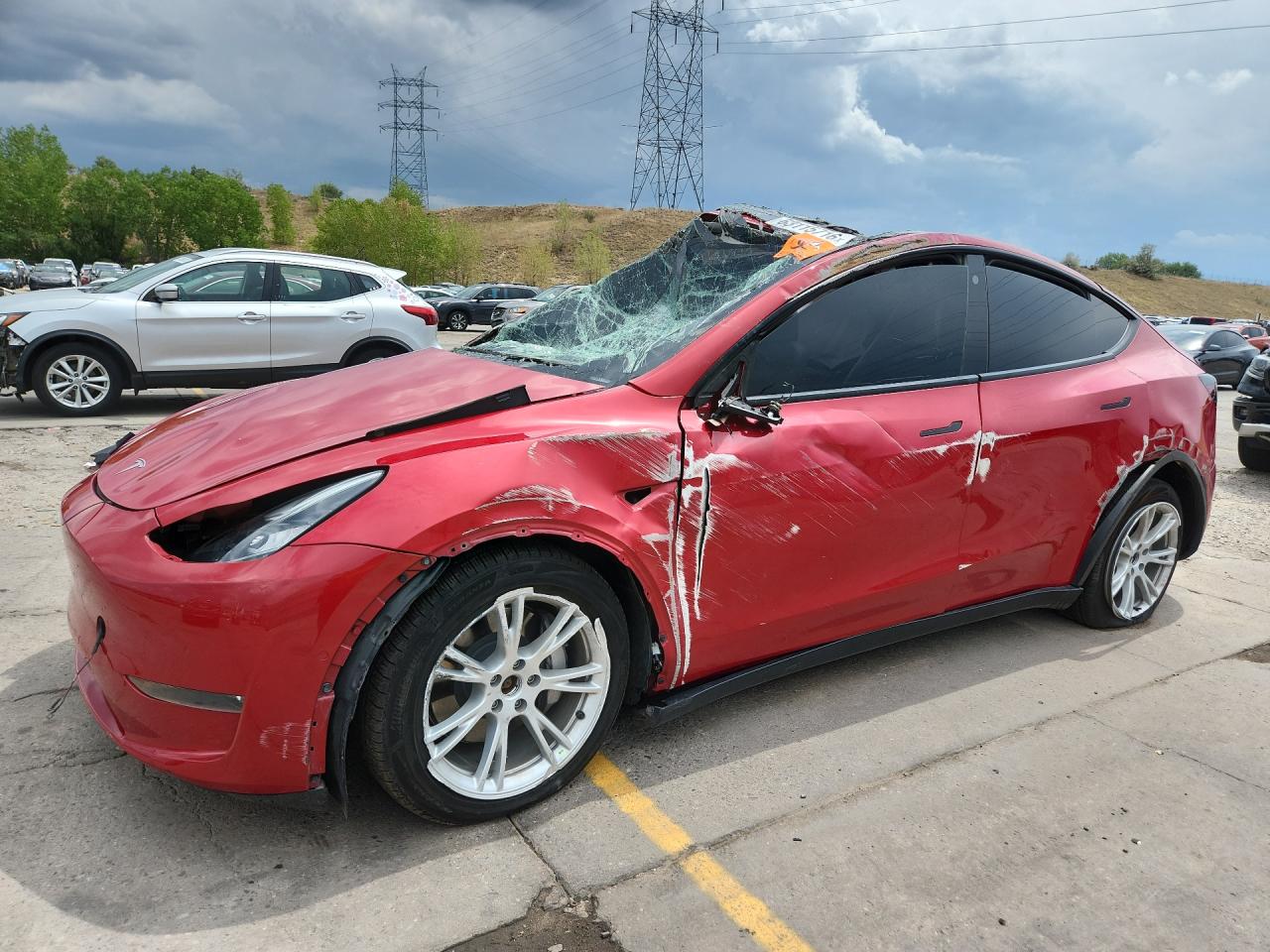 2022 Tesla Model Y — Rollover — aukcja Copart co - denver south - 1
