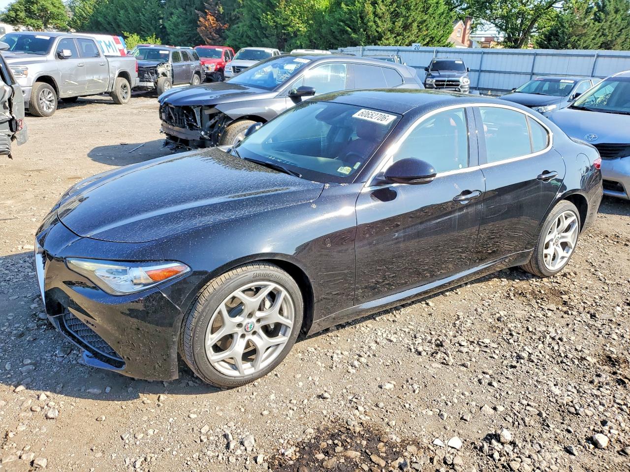 2018 Alfa Romeo Giulia — Undercarriage — aukcja Copart md - baltimore - 1