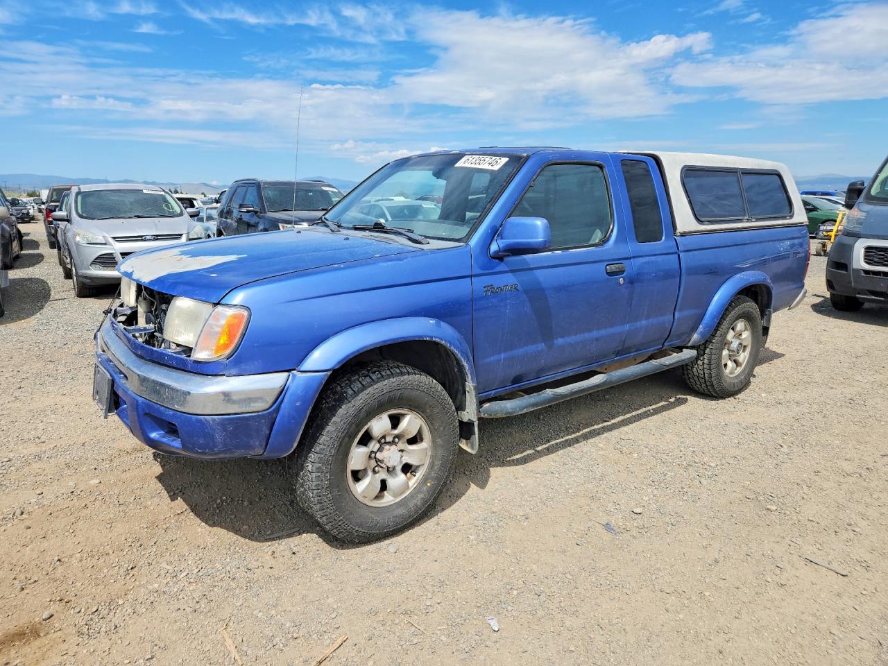 1999 Nissan Navara (Frontier) — Front End — aukcja Copart mt - helena - 1