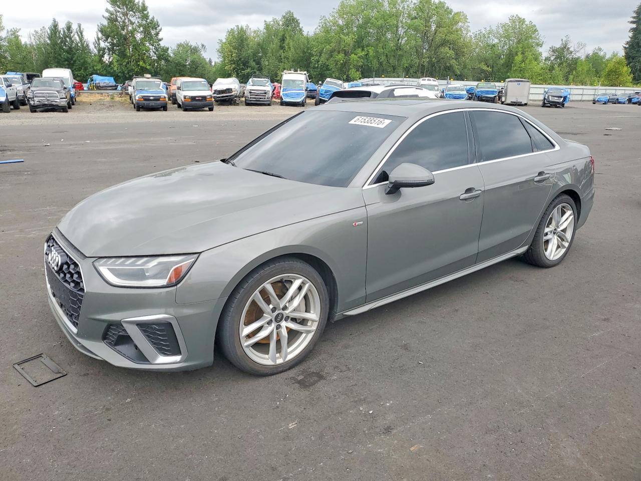 2023 Audi A4 — Burn - Engine — aukcja Copart or - portland north - 1