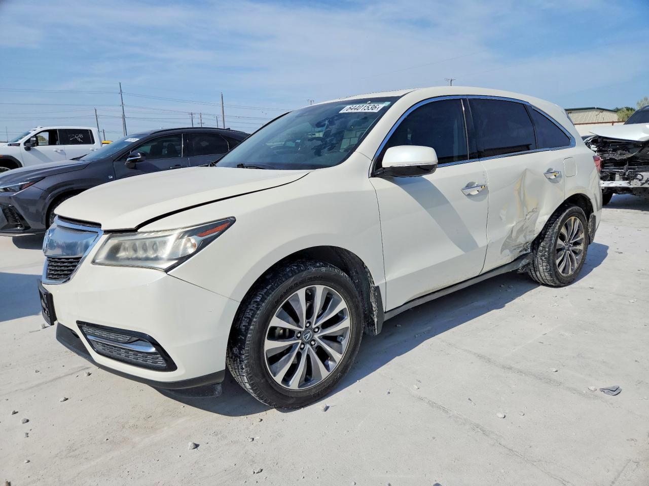 2016 Acura MDX — Minor Dent/Scratches — aukcja Copart tx - ft. worth - 1