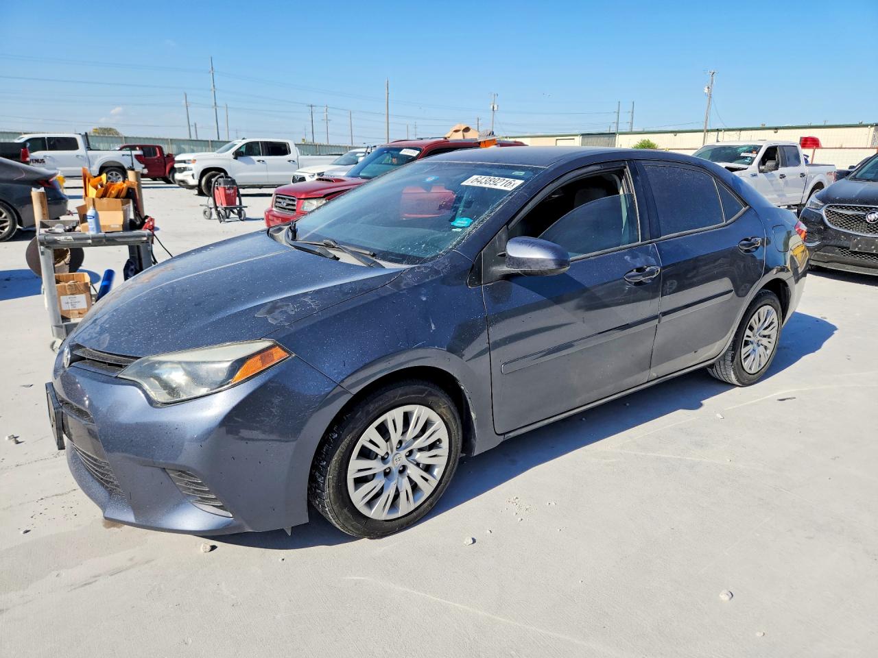 2015 Toyota Corolla — Side — aukcja Copart tx - ft. worth - 1