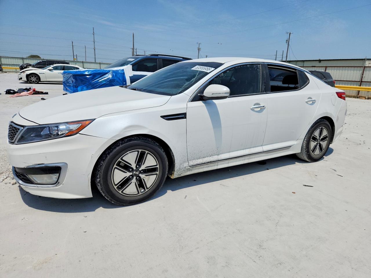 2012 Kia Optima — Side — aukcja Copart tx - ft. worth - 1