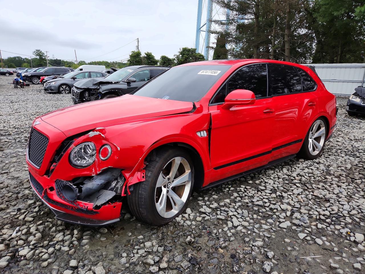 2018 Bentley Bentayga — Front End — aukcja Copart nj - trenton - 1
