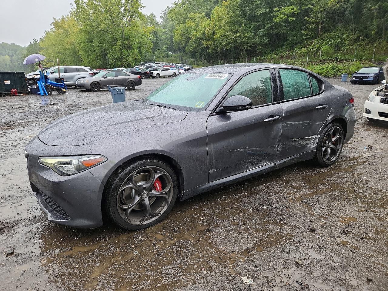2020 Alfa Romeo Giulia — Side — aukcja Copart ny - newburgh - 1