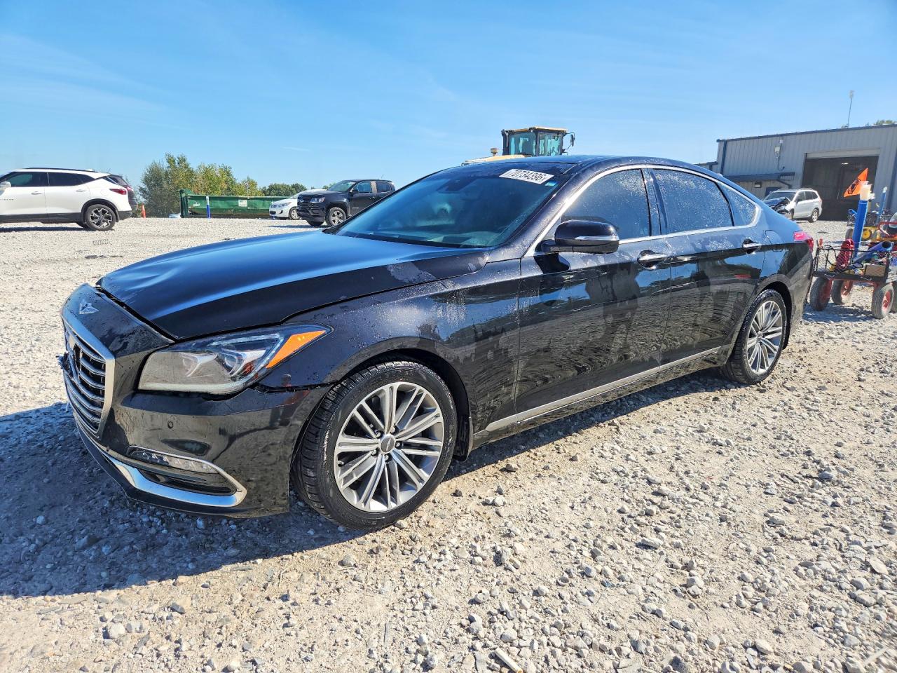 2018 Genesis G80 — Front End — aukcja Copart mi - wayland - 1