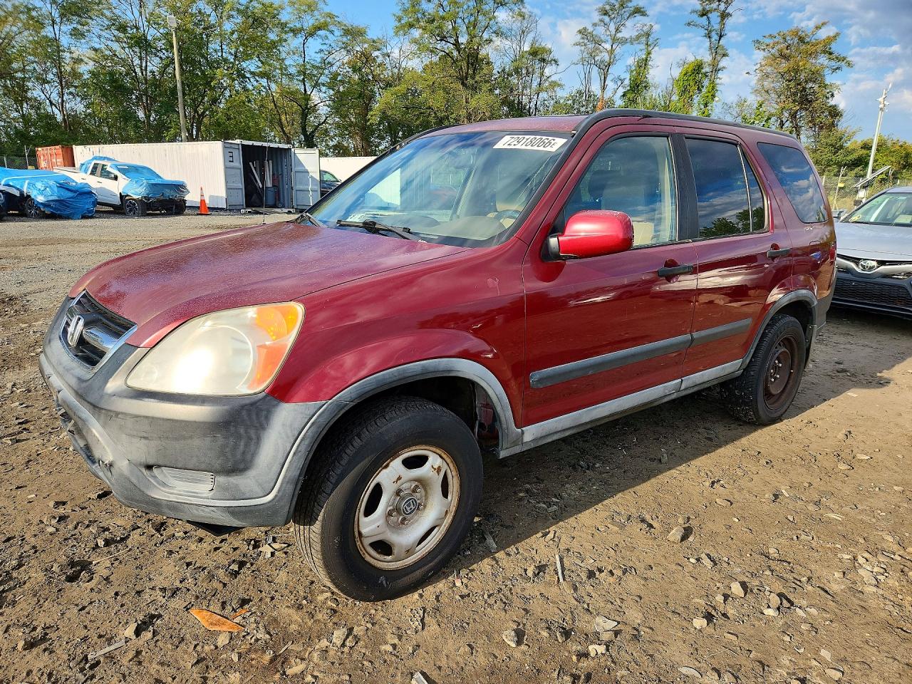 2004 Honda CR-V — Side — aukcja Copart md - baltimore east - 1